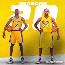 Kobe Bryant, ein Held der Lakers, der 19 Jahre lang spielte